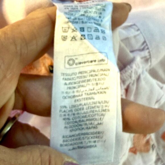 NWT Stella McCartney Kids two-piece outfit, flamingo embroidered in lavender and - Picture 12 of 16